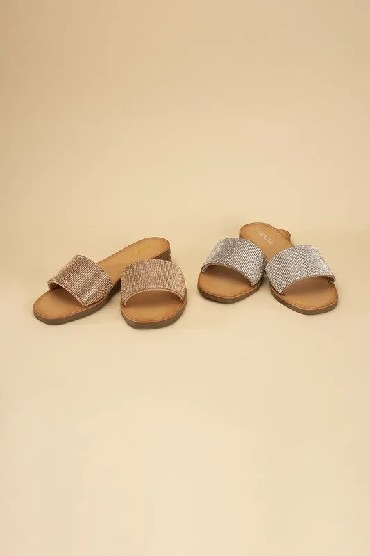 JUSTICE-S Rhinestone Slides **This item has free shipping.**