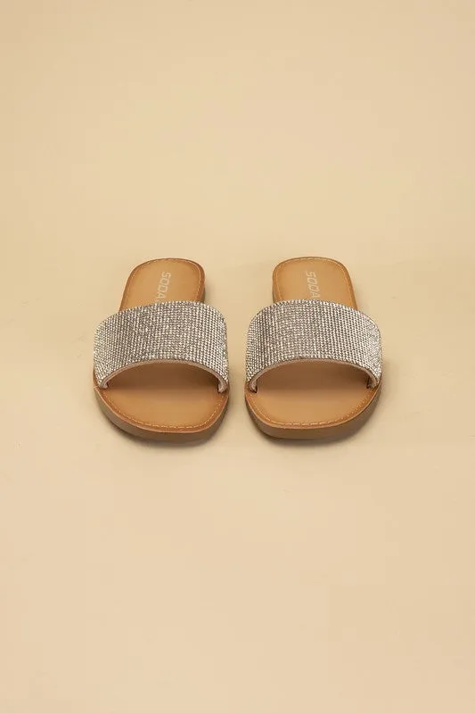 JUSTICE-S Rhinestone Slides **This item has free shipping.**