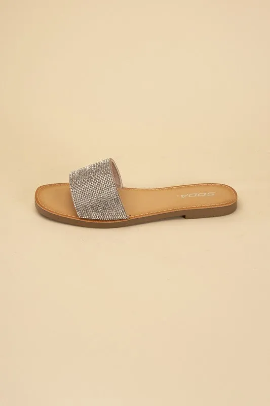 JUSTICE-S Rhinestone Slides **This item has free shipping.**