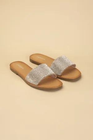 JUSTICE-S Rhinestone Slides **This item has free shipping.**
