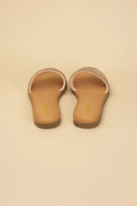 JUSTICE-S Rhinestone Slides **This item has free shipping.**