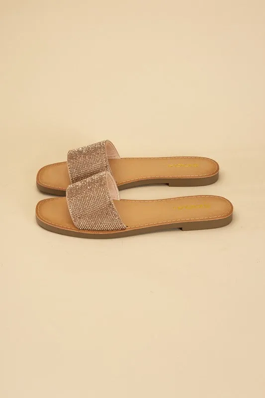 JUSTICE-S Rhinestone Slides **This item has free shipping.**
