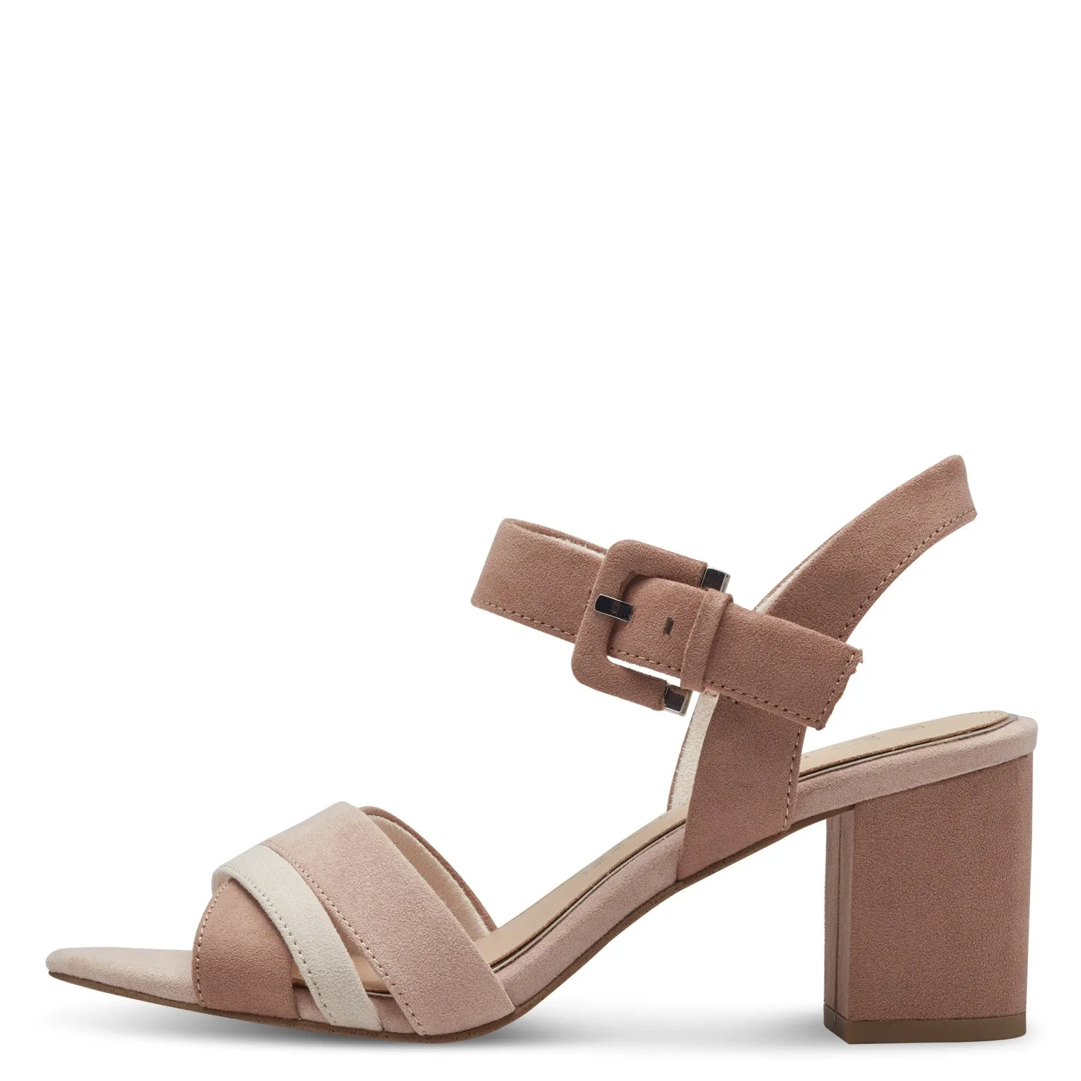 Marco Tozzi 28323  NUDE Block Heel Dress Sandal  28323-478