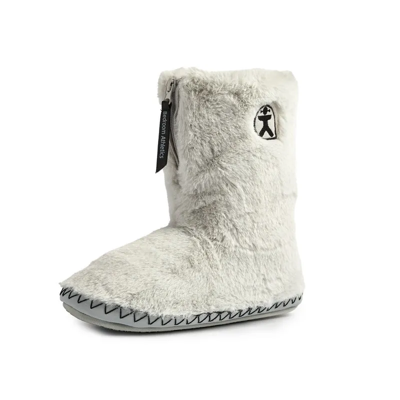 Marilyn - Classic Faux Fur Slipper Boot - Trace Grey