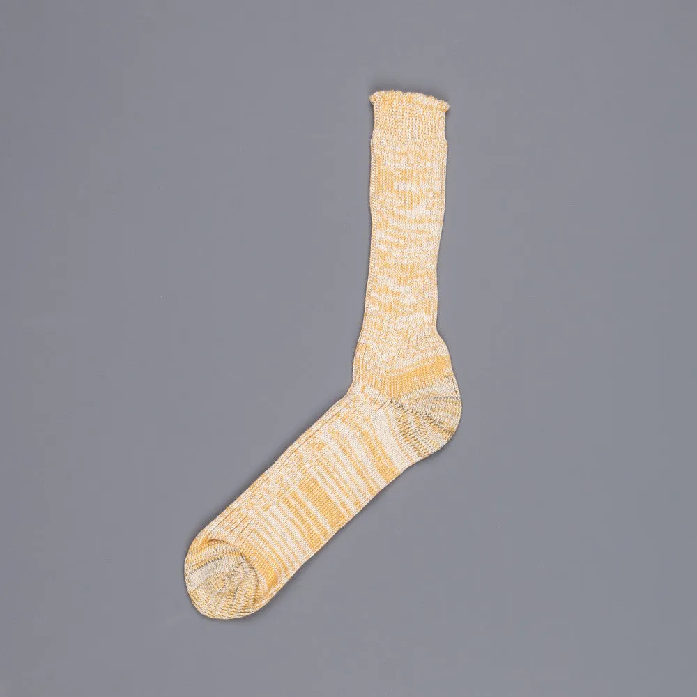 Merz B Schwanen 271 socks 2 thread cotton yellow melange
