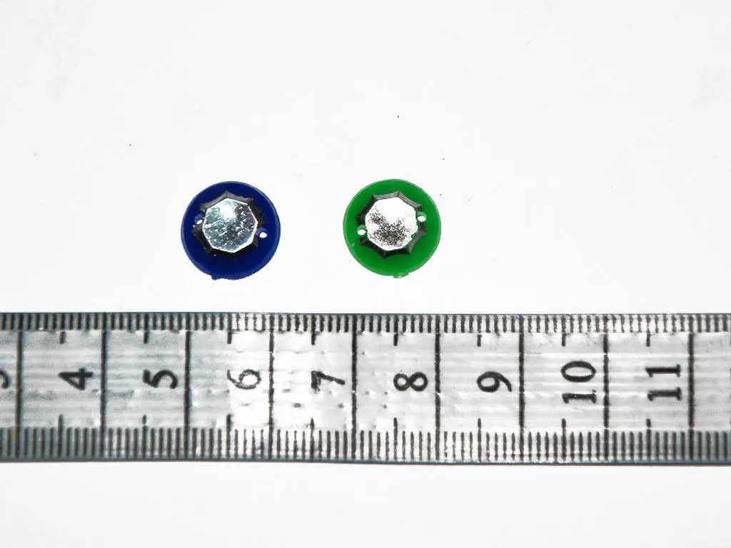 Multicolour Assorted Designer Flat Plastic Beads