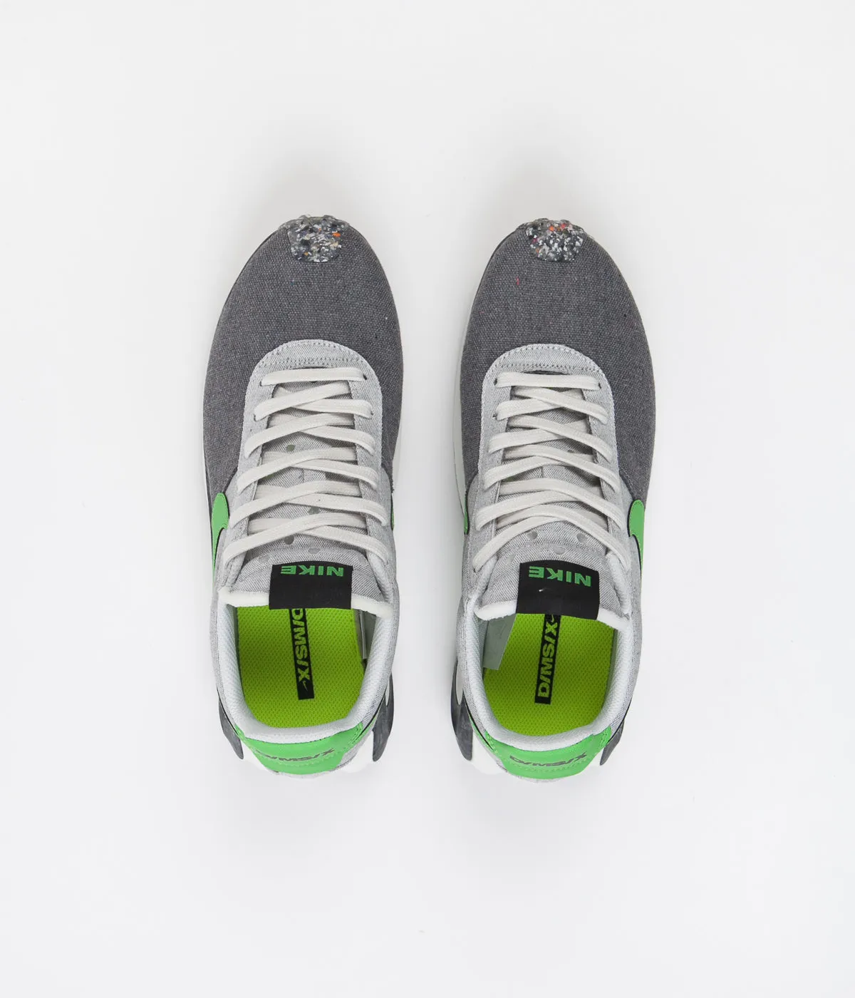 Nike D/MS/X Waffle Shoes - Smoke Grey / Mean Green - Photon Dust - Sail