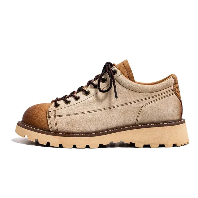 Platform Suede Solid Casual Sneakers