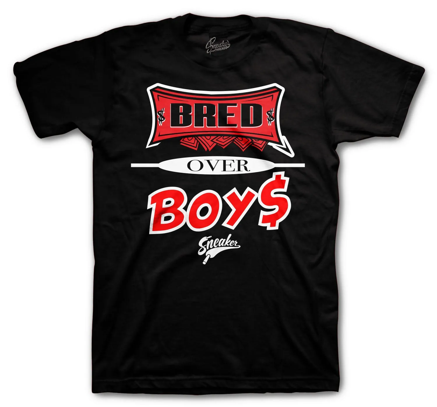 Retro 14 Lipstick Bred Over Boys Shirt