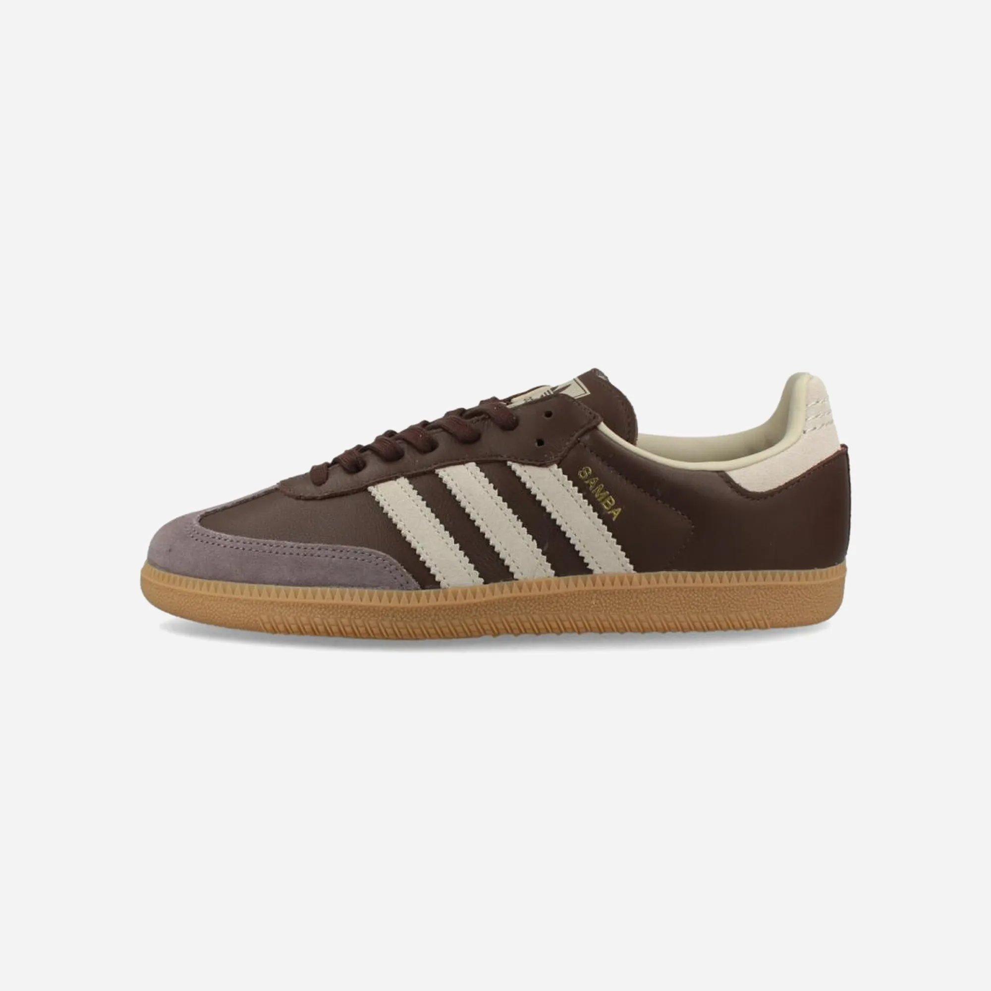 Samba OG Shoes Brown / Putty Grey / Gold Metallic