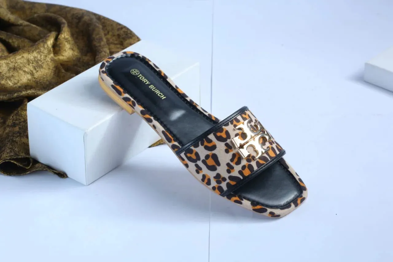 TB ELEANOR SLIDE - LEOPARD