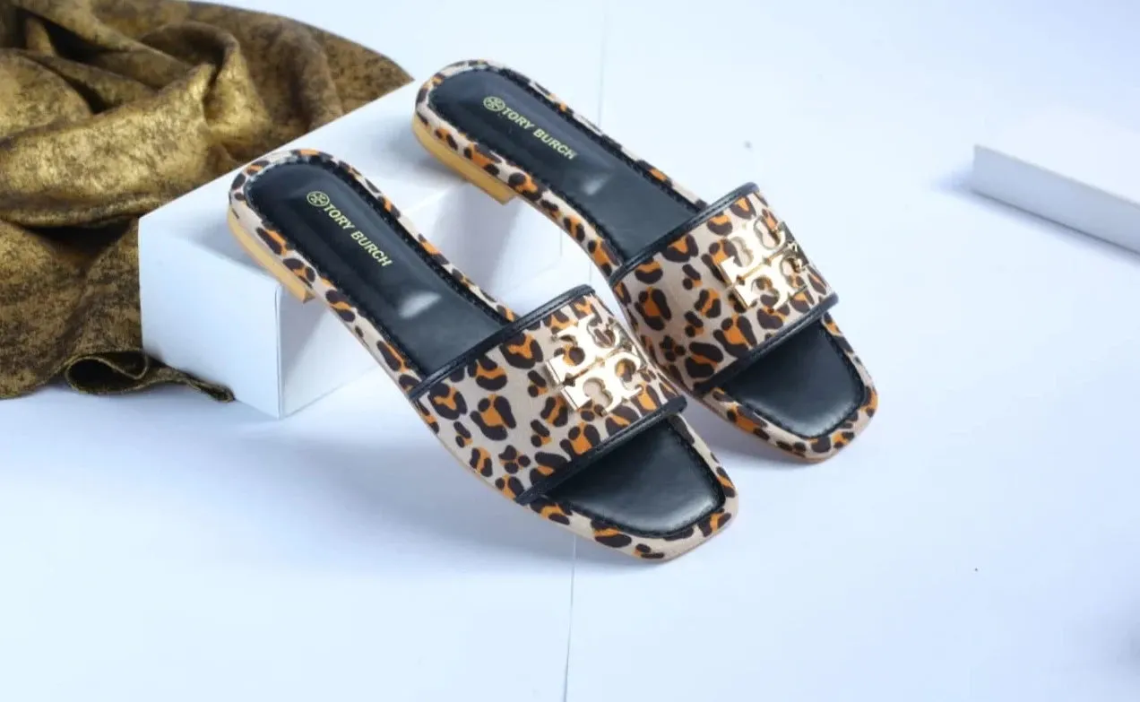 TB ELEANOR SLIDE - LEOPARD