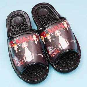 Tokyo Revengers Acupressure Sandals - Black / Large