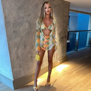 Two Piece Bralette Dress Co-ord Set