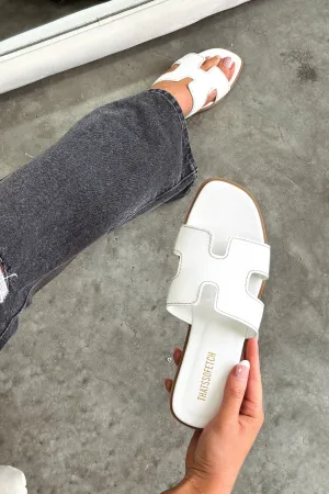 Valia Slides - White