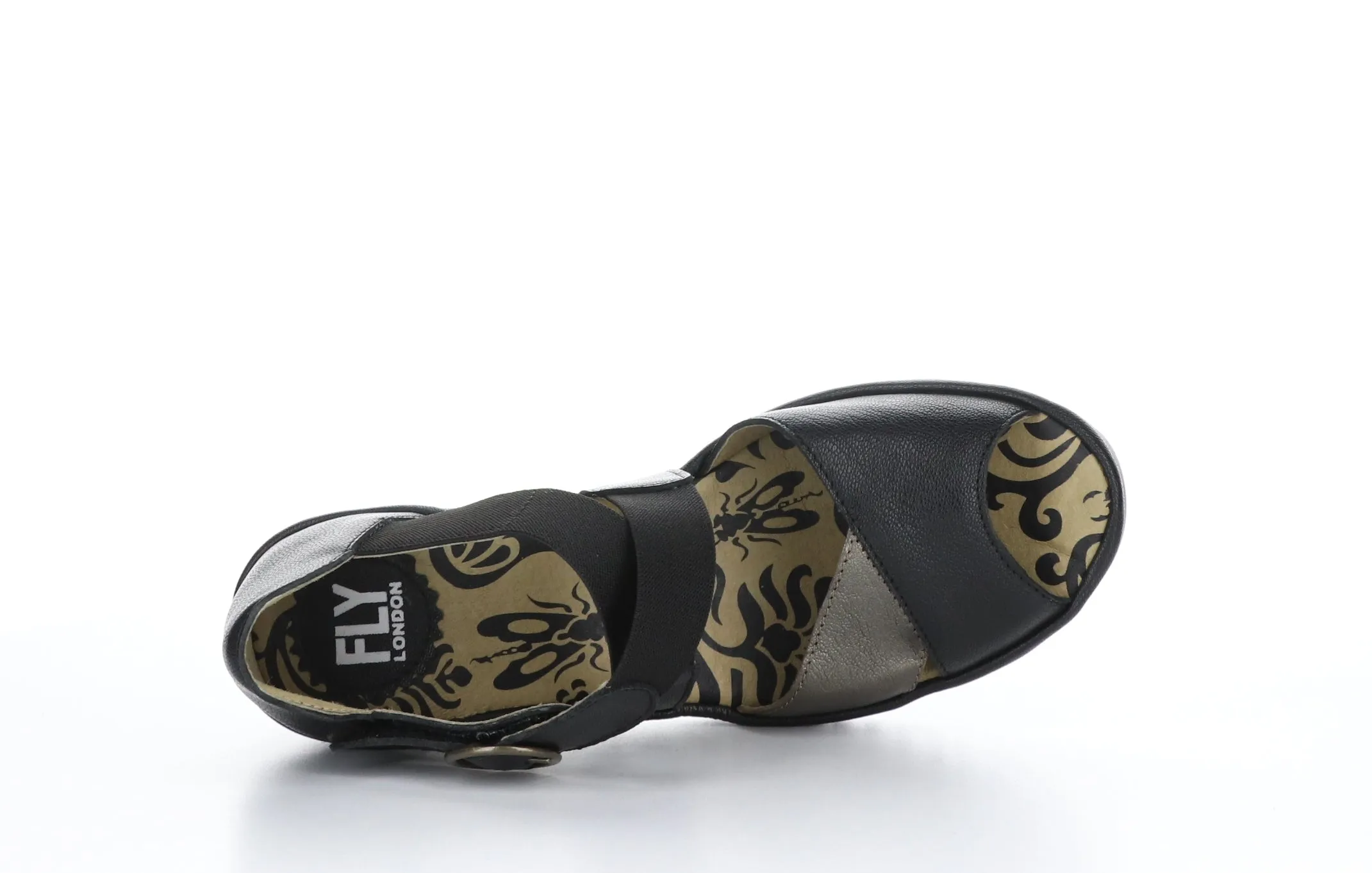 WAID291FLY Mousse/Idra Black/Bronze Crossover Sandals