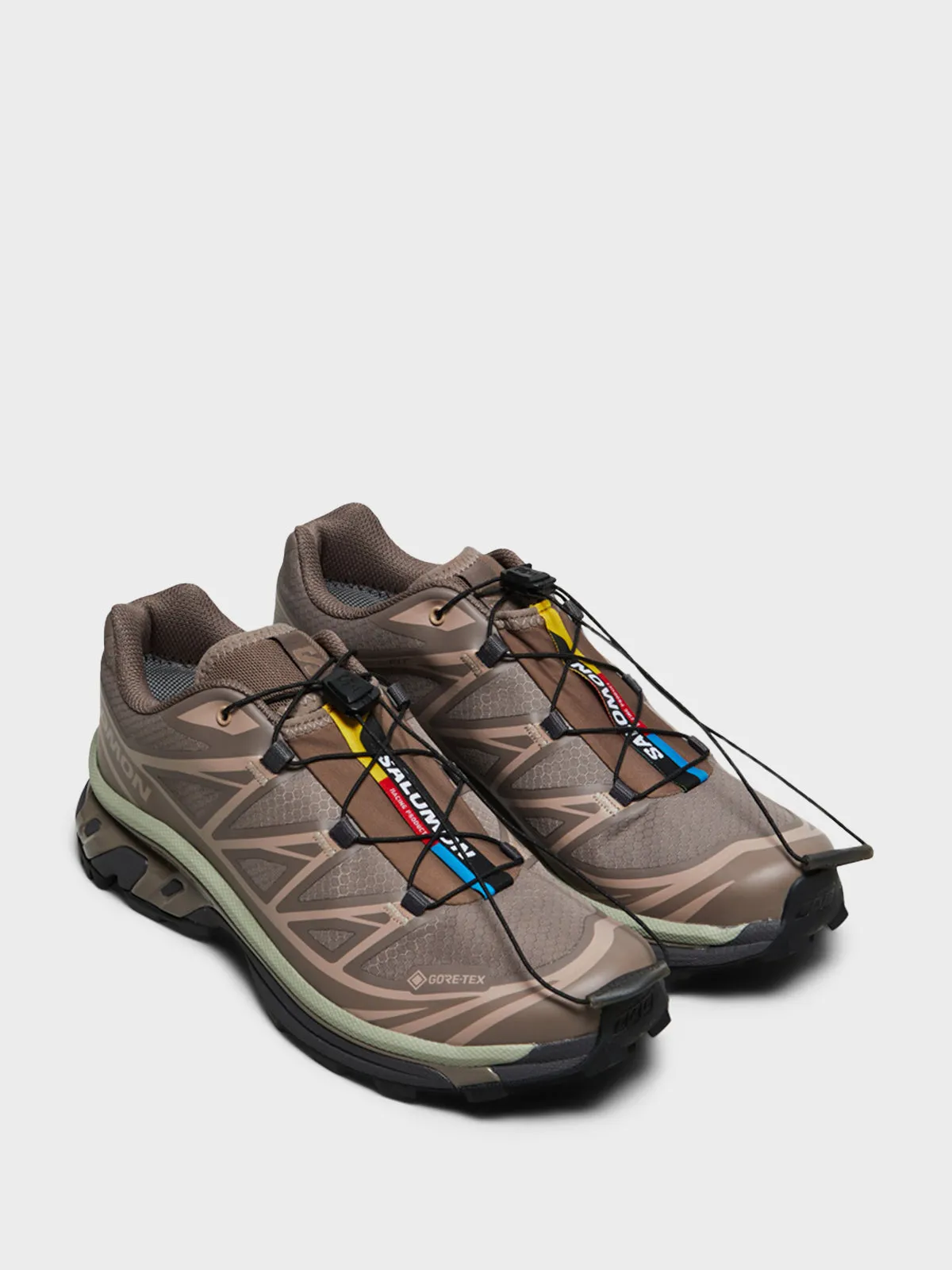 XT-6 GTX Sneakers in Iron, Etherea and Seagrass