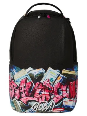 Zaino Sprayground Graffiti Money Stash Nero