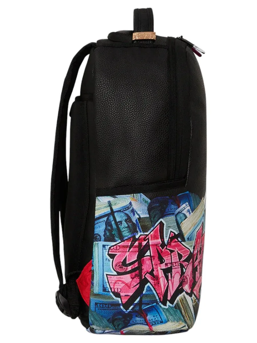 Zaino Sprayground Graffiti Money Stash Nero