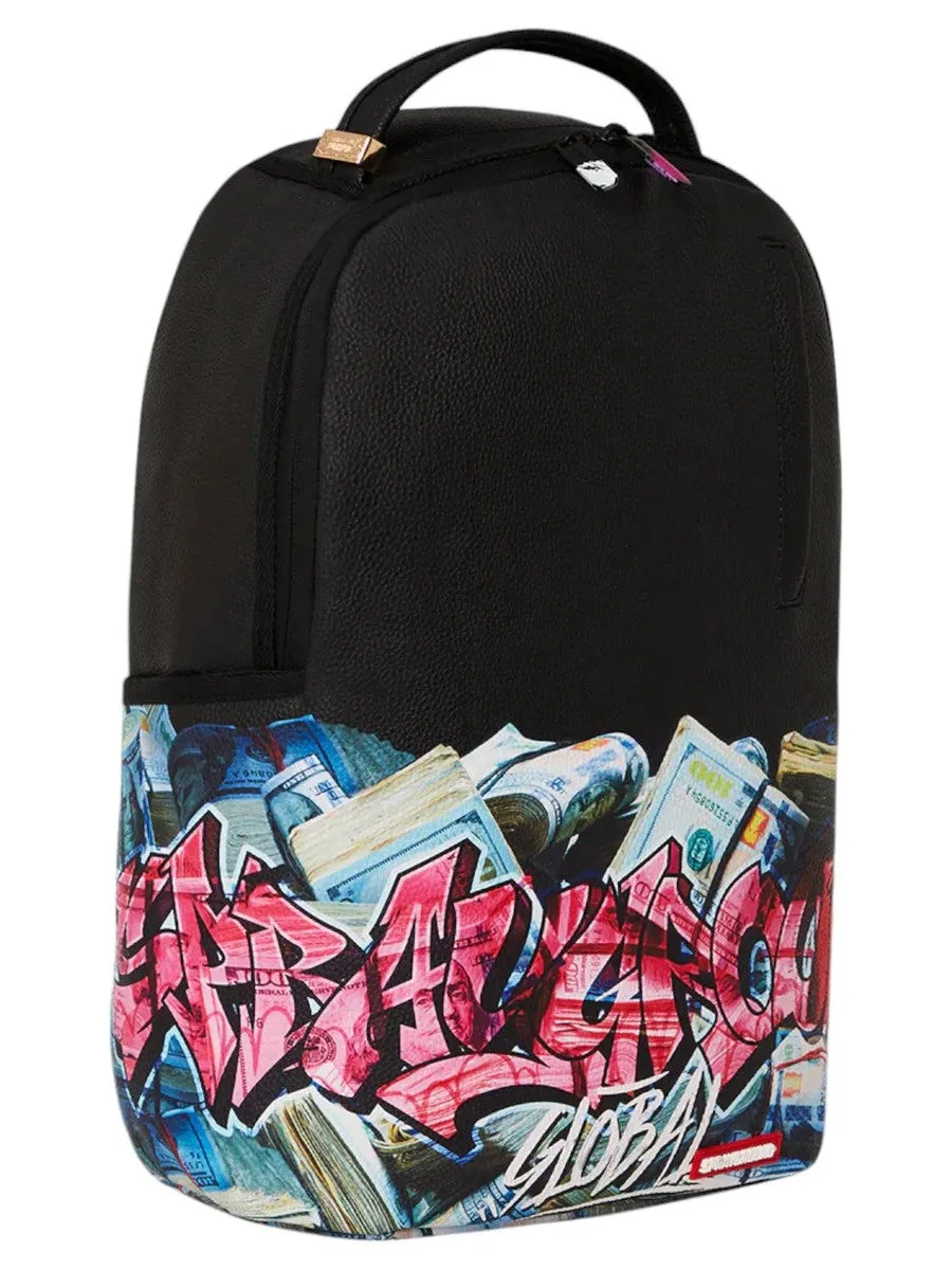 Zaino Sprayground Graffiti Money Stash Nero