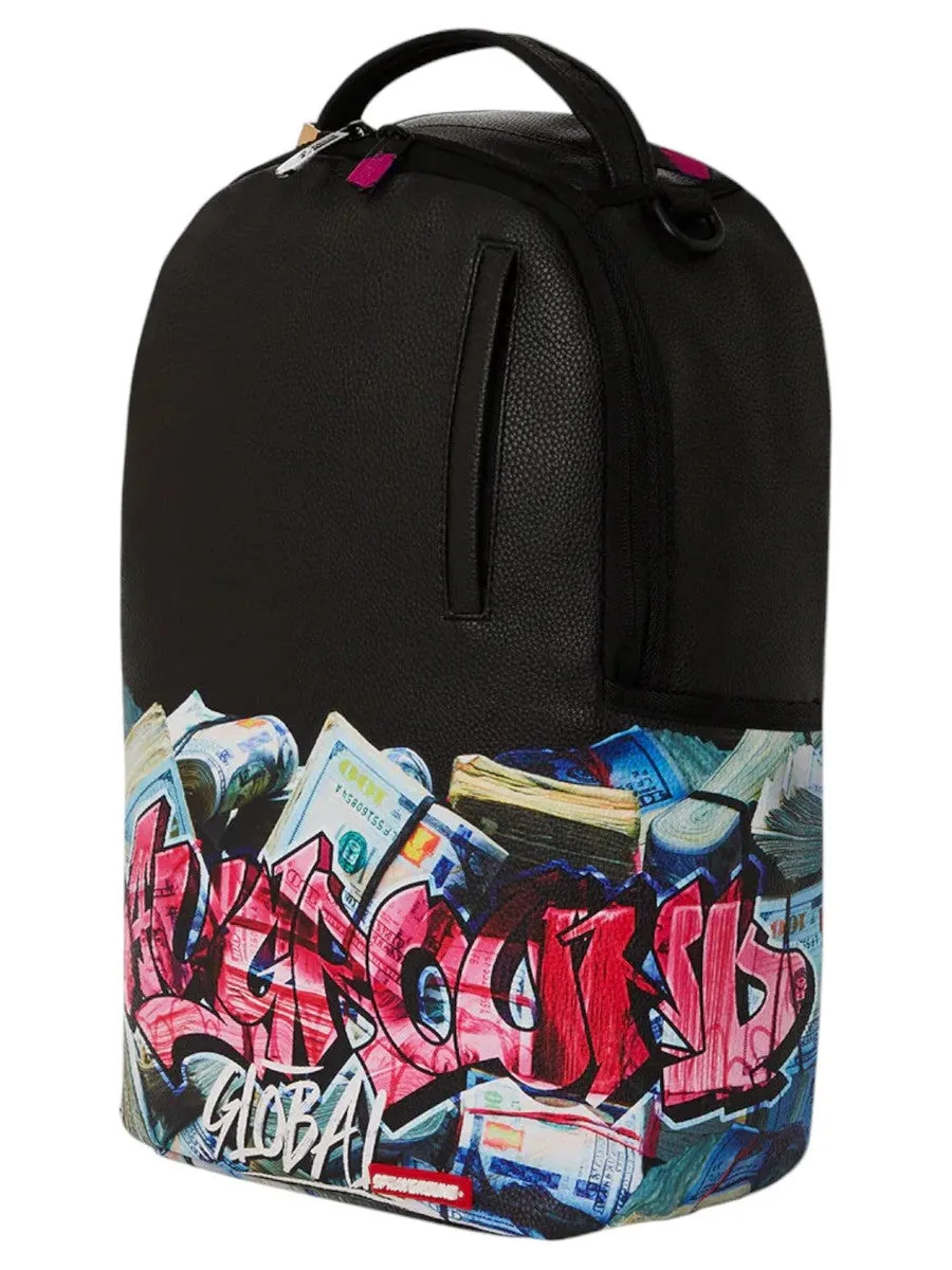 Zaino Sprayground Graffiti Money Stash Nero